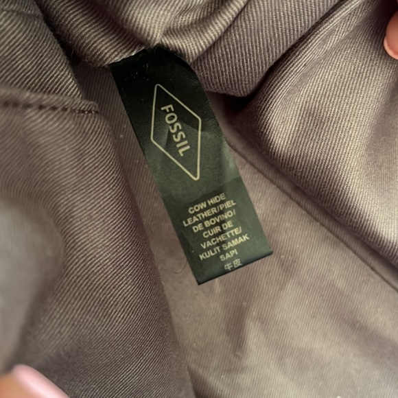 Red Genuine Leather Fossil Satchel Bag/Purse - Picture 10 of 11